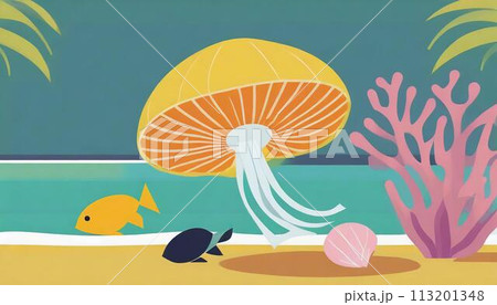 海の生き物 113201348