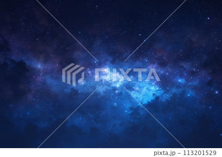 宇宙の静寂に咲く星々の輝き：幻夜を彩る光のアンサンブル AI生成 57 113201529