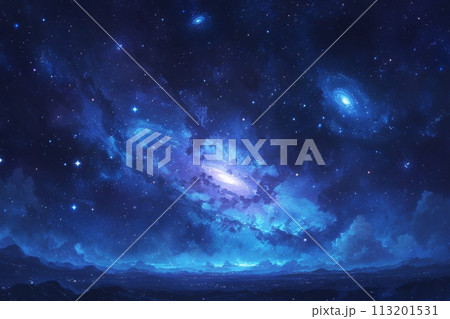 宇宙の静寂に咲く星々の輝き:幻夜を彩る光のアンサンブル AI生成 58 宇宙の静寂に咲く星々の輝き:幻夜を彩る光のアンサンブル AI生成 58 113201531