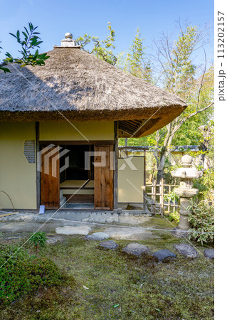 京都府八幡市八幡女郎花の市立松花堂庭園　茶室　草庵松花堂 113202157