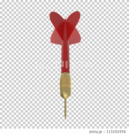 The red dart for sport game or Business concept 3d rendering. 113202956