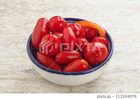 Marinated red tomato - pickled vitamins Marinated red tomato - pickled vitamins 113204079
