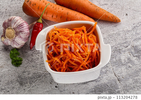 Korean carrot salad in the bowl Korean carrot salad in the bowl 113204278
