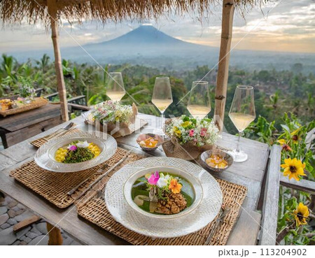 インドネシアパーティー料理 インドネシアパーティー料理 113204902