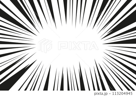 Manga line action effect radial rays, burst frame comic book motion black and white, monochrome style, anime super hero decoration, speed or explosion design. Manga line action effect radial rays, burst frame comic book motion black and white, monochrome style, anime super hero decoration, speed or explosion design. 113204945