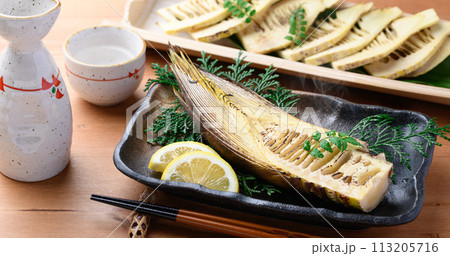 春の味覚 焼き竹の子 春の味覚 焼き竹の子 113205716