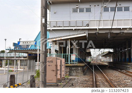 増尾駅と線路 113207423