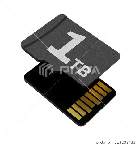 Memory card with 1 TB capacity, MicroSD flash storage disc 113208433
