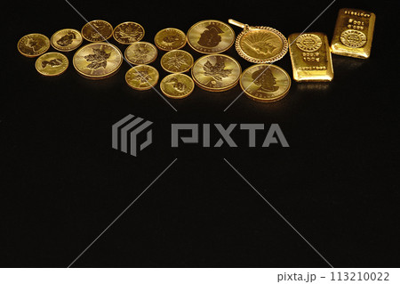 美しい輝きを放つ実物資産の金貨が人気高騰です。 113210022