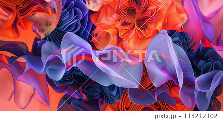 Abstract colorful digital art Abstract colorful digital art 113212102