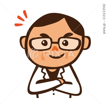 お医者さんのキャラクターイラストのイラスト素材 [113213592] - PIXTA