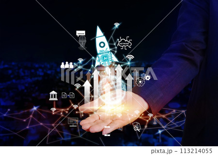 Start up use "AI" to develope and  growth business to hits target 113214055