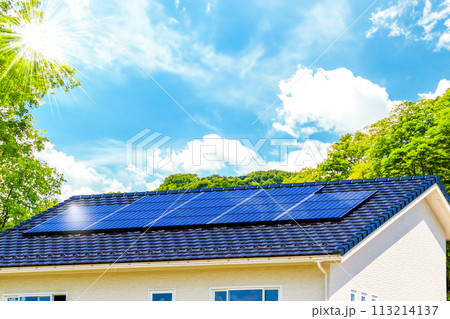 エコハウス‗太陽光発電システムのある住宅 113214137