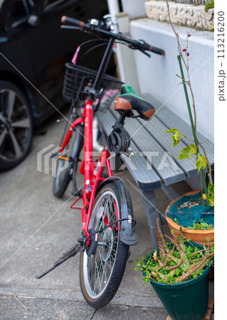 粗大ごみに出した自転車 粗大ごみに出した自転車 113216200