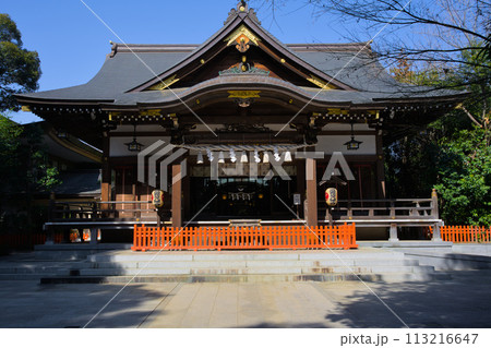 道野辺八幡宮　拝殿　千葉県鎌ケ谷市道野辺 113216647