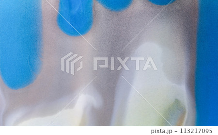 Fluid art texture. Background with abstract mixing paint. Liquid acrylic picture flows and splashes. 113217095