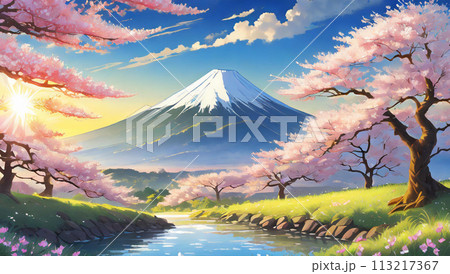 富士山（春） 113217367