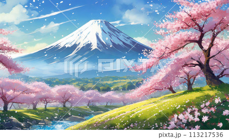 富士山（春） 113217536