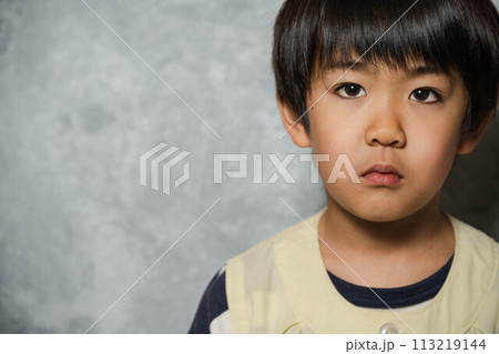 グレーバックと5歳の保育園児 グレーバックと5歳の保育園児 113219144