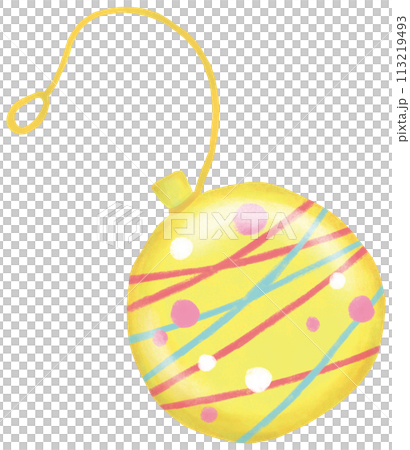 黃色水yoyo插畫 113219493