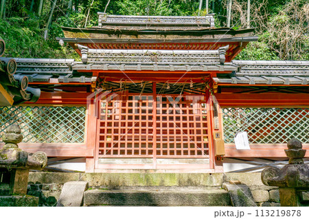 京都府八幡市八幡高坊の石清水八幡宮 摂社 石清水社 京都府八幡市八幡高坊の石清水八幡宮 摂社 石清水社 113219878