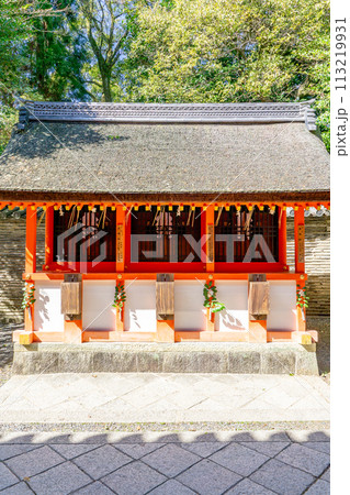 京都府八幡市八幡高坊の石清水八幡宮　末社　生田社、廣田社、長田社 113219931