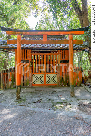 京都府八幡市八幡高坊の石清水八幡宮　大扉稲荷社 113219941