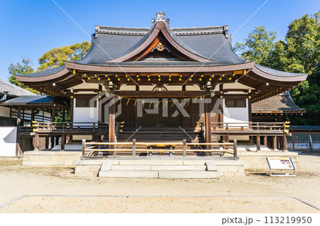 京都府八幡市八幡高坊の石清水八幡宮 頓宮殿 京都府八幡市八幡高坊の石清水八幡宮 頓宮殿 113219950