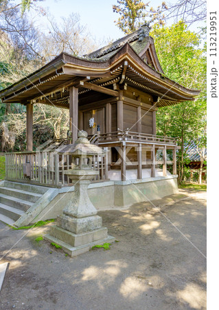 京都府八幡市八幡高坊の石清水八幡宮　摂社　高良神社　本殿 113219951
