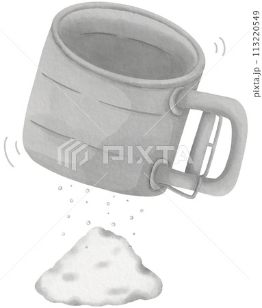 Flour Sifter Illustration Baking and Cooking Flour Sifter Illustration Baking and Cooking 113220549