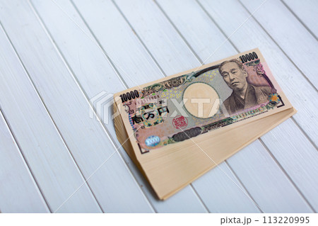 結納金 一万円札の束 結納金 一万円札の束 113220995
