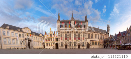 Burg Square in Bruges, Belgium 113221119