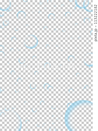 水中の泡の背景イメージ素材02_縦 113222182