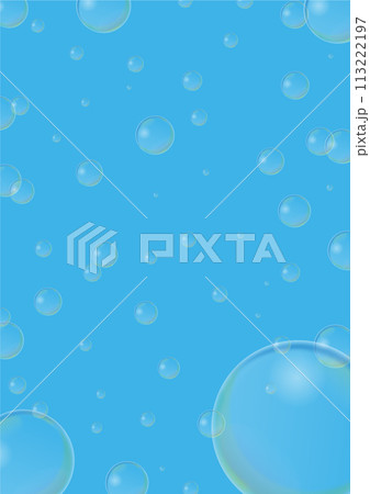 水中の泡の背景イメージ素材04_縦 水中の泡の背景イメージ素材04_縦 113222197