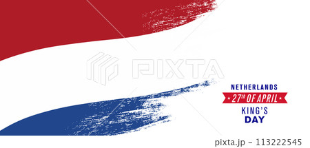 Netherlands happy king's day greeting card, banner vector illustration Netherlands happy king's day greeting card, banner vector illustration 113222545