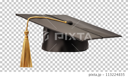 Graduation university or college black cap 113224835