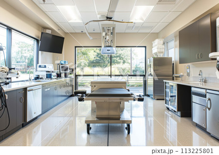 Modern Veterinary Clinic Interior 113225801