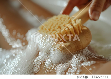 Dry Brushing Skin Technique Dry Brushing Skin Technique 113225854