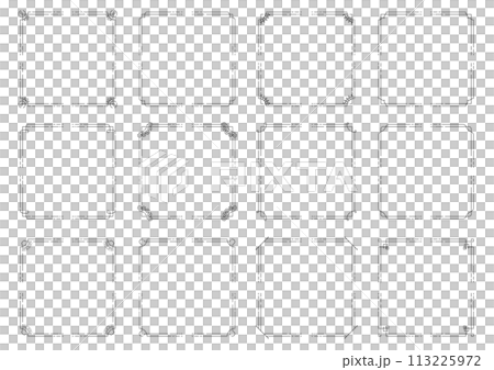 コーナーデザイン フレームセット コーナーデザイン フレームセット 113225972