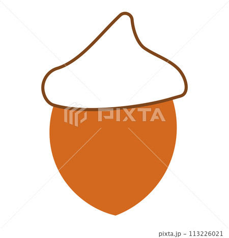 acorn walnut forest tree brown pattern line acorn walnut forest tree brown pattern line 113226021