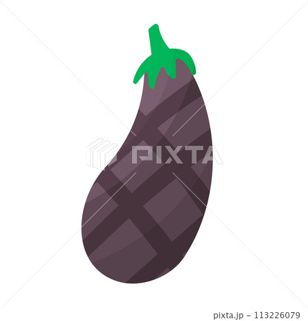 eggplant bbq purple food vegetable icon element 113226079