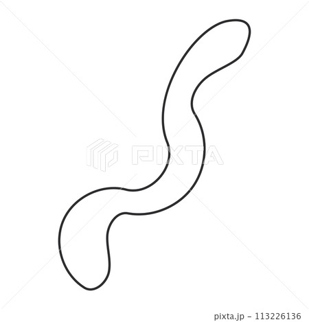 marmalade worm sweet halloween line icon element marmalade worm sweet halloween line icon element 113226136