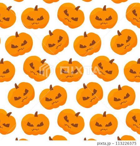 pumpkin scary halloween autumn pattern textile i pumpkin scary halloween autumn pattern textile i 113226375