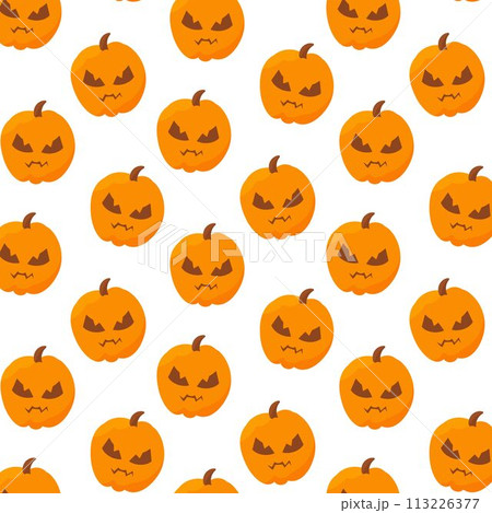 pumpkin scary halloween autumn pattern textile i pumpkin scary halloween autumn pattern textile i 113226377