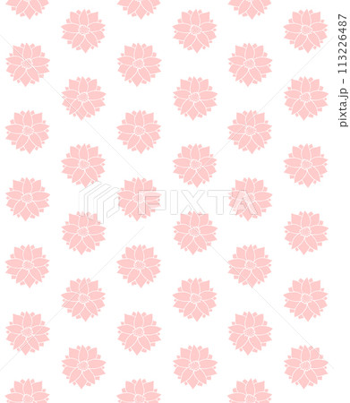 Vector seamless pattern of pink water lily flower Vector seamless pattern of pink water lily flower 113226487