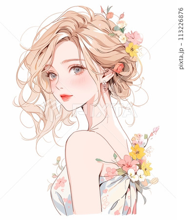 オシャレなファッション・女性イラスト「AI生成画像」 113226876