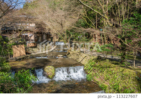 京都洛北の清流貴船川 京都洛北の清流貴船川 113227607