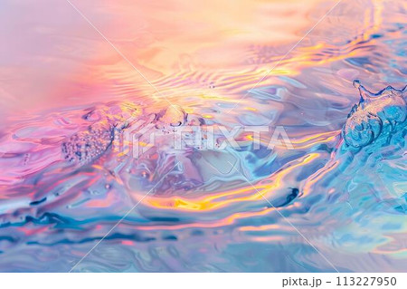 the water surface with the ripple 113227950