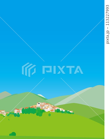 カステッルッチョ・ディ・ノルチャ castelluccio di norcia ウンブリア 春景色 カステッルッチョ・ディ・ノルチャ castelluccio di norcia ウンブリア 春景色 113227993