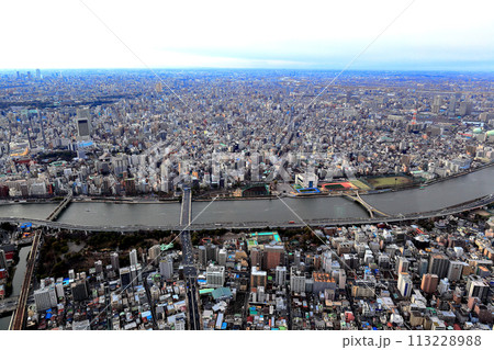 東京スカイツリーからの眺望 113228988